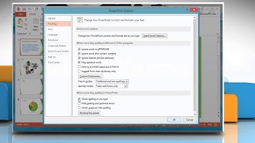 How to turn Grammar check and Spell check on and off in PowerPoint
