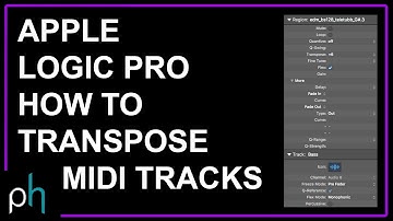 HOW TO TRANSPOSE A MIDI TRACK - APPLE LOGIC PRO X | NO TALK | Pettinhouse.com