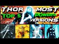 Thor Top 5 Most Powerful Versions In Hindi [SUPERBATTLE]