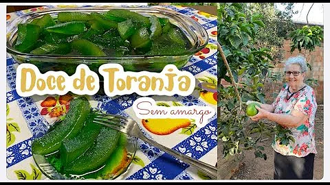 Como tirar amargo de toranja?