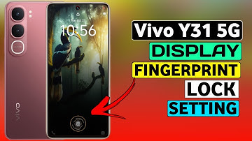 Vivo Y31 5G Me Display Fingerprint Lock Kaise Lagaye | HM Technical