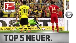 Top 5 Moments - Manuel Neuer vs. Borussia Dortmund