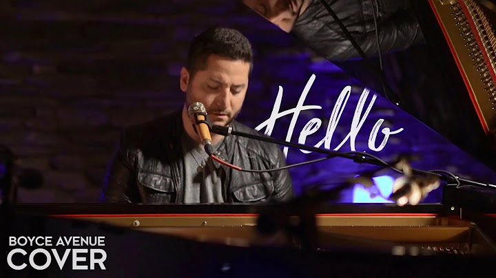 Hello Cover version - Cover performance video thumbnail