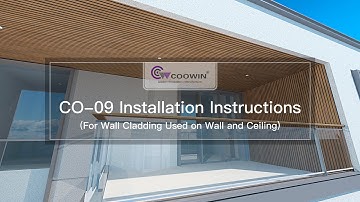 CO-09 Installation InstructionsFor Wall Cladding Used on Wall and Ceiling