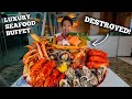 LUXURY Hotel Seafood Buffet DESTROYED | Pro Eater Vs AYCE Buffet! | MASSIVE Seafood Platter Mukbang!