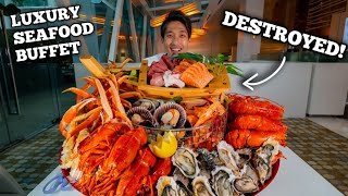 LUXURY Hotel Seafood Buffet DESTROYED | Pro Eater Vs AYCE Buffet! | MASSIVE Seafood Platter Mukbang!