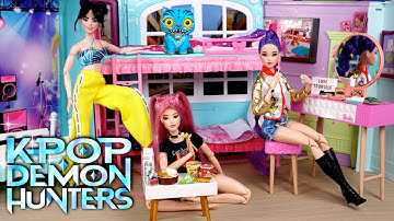 Barbie Dolls KPOP Demon Hunters Morning Routine