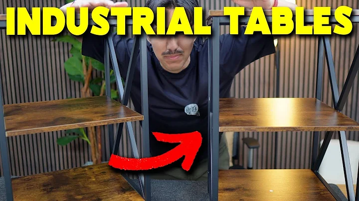 Yaheetech Industrial End Tables Assembly and First Look
