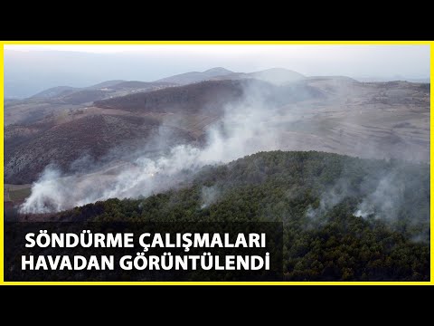 Tokat'ta Yangın Söndürme Çalışmaları Sürüyor