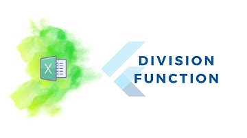 MS Excel: Division Function