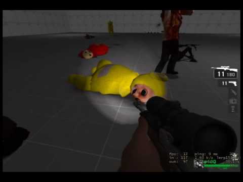 left 4 dead 1 infected Slendytubbies 1 + 2 comons ver.1 (Mod) for