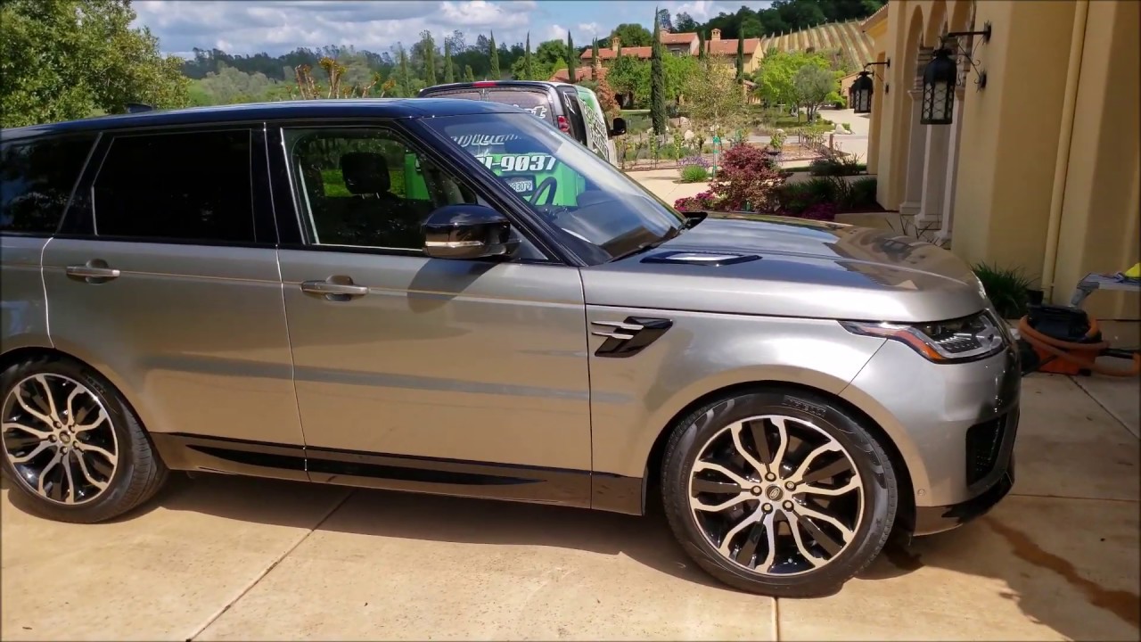 Range Rover ceramic coated by Wet Paint Auto Detailing in Rocklin CA