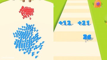 Number Run 3D ( android,iOS ) Gameplay Level 1 - 3