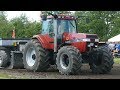 Case IH Magnum 7220 Pulling The Heavy Sledge at Aabybro Pulling Arena | Tractor Pulling DK