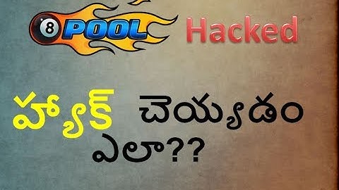 How to Hack 8ball pool in telugu  [No root] || raretech || 2017 ||