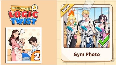 Brain Puzzle 2: Logic Twist Level 83 | gym photo Gameplay