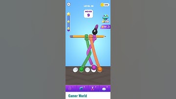 Tangle Master Gameplay Level 58 (Android, iOS) #tanglemaster3d #shorts #ytshorts #youtubeshorts