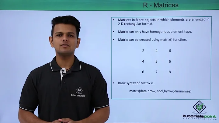 R Programming - Matrices