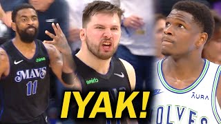 CRAZY ENDING, Iyak ang anak ni MJ sa mala MAMBA mode Kyrie at DAGGER shot Luka trashtalk si Doncic!