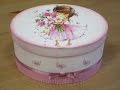 Decoupage tutorial - DIY- Decoupage paper mache box. Decoupage tutorial - DIY- Decoupage paper mache box.