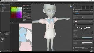 Creating a Zepeto Girl's Dress Using UModeler X in Unity