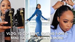 VLOG: IG CONTENT, EDITING TIKTOK, HIDDEN FASHION &amp; ALIEXPRESS HAUL, TESTIMONY &amp; MORE| KATHY DORLEANS