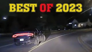 BEST OF 2023. Extremely DANGEROUS Police Pursuit \& Pit Maneuvers.