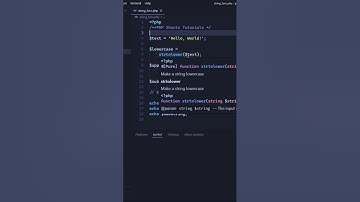 PHP Tutorial: Commonly Used String Functions - Part-12 #shorts