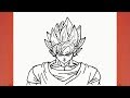 How to Draw Goku Super Saiyan (SSJ1)