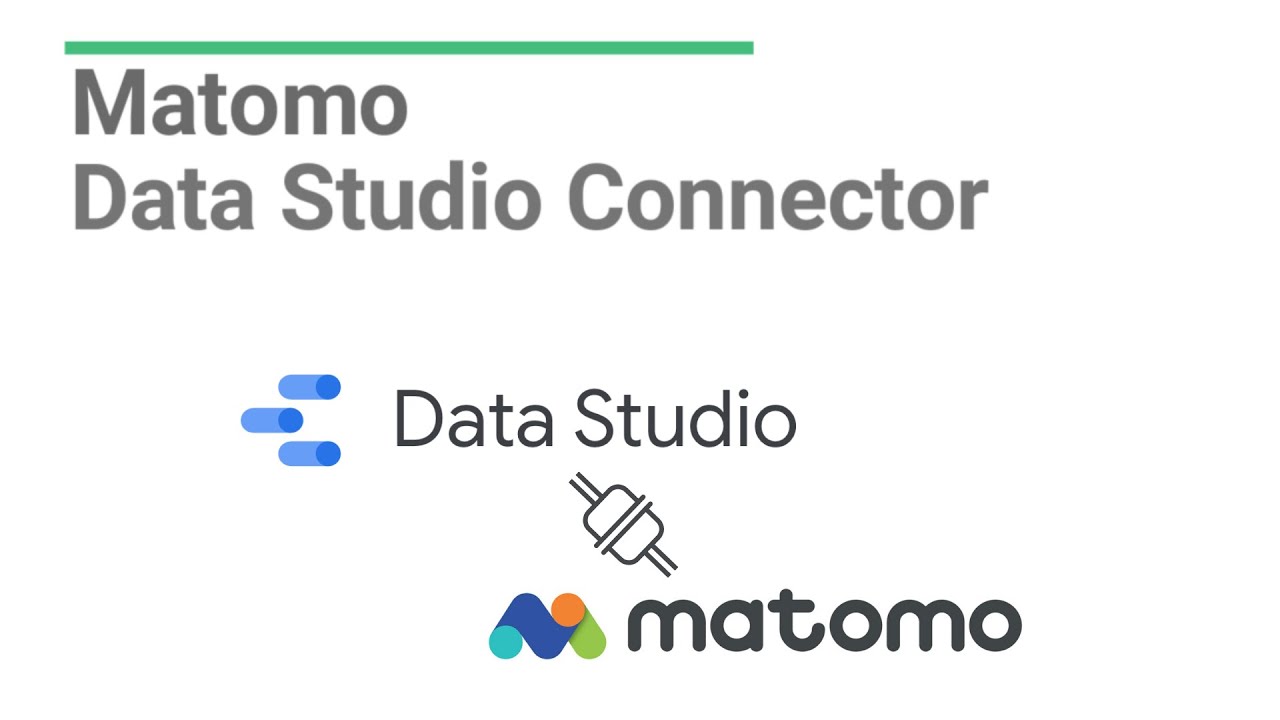 Matomo Data Studio Partner Connector - Building Google Data Studio Dashboards with Matomo Data