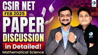 CSIR NET Mathematics Paper Discussion 2025 | Abstract Algebra &amp; Complex Analysis