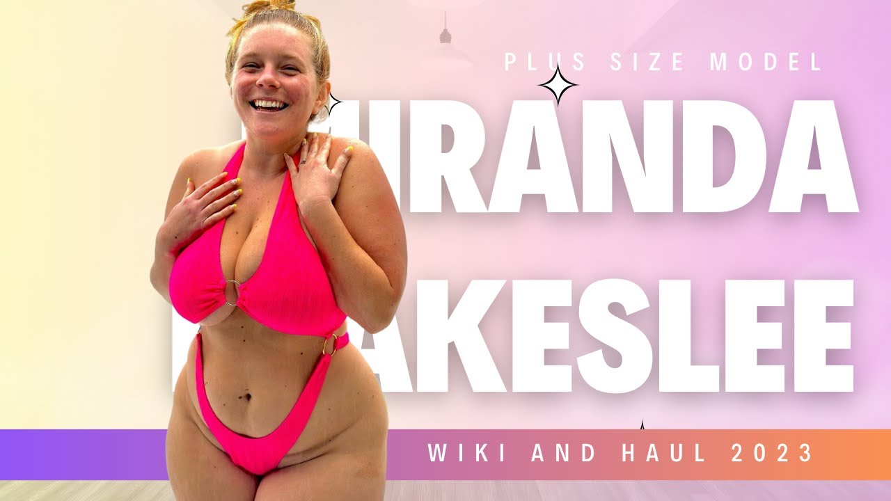 🇺🇸 Miranda Blakeslee modelo plus size americana, influenciadora