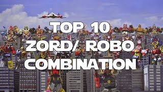 Top 10 Super Sentai Robo/Power Ranger Zord Combination