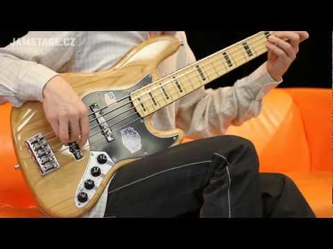 Fender American Deluxe Jazz Bass V Ash (Jaryn Janek) - YouTube