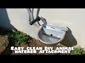 Easy clean Diy animal waterer attachment