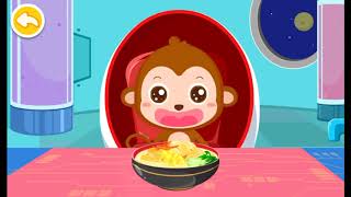 Baby panda robot kitchen game play for Android games screenshot 1