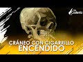Cráneo con cigarrillo encendido de Vincent Van Gogh - Historia del Arte | La Galería