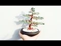 [Bonsai Handmade]How To Make a Bonsai Tree With Copper Wire