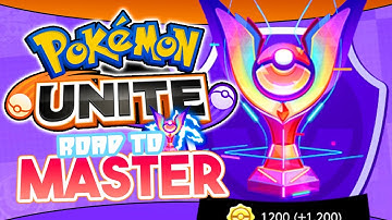 Pokemon Unite Road to Master Rank Part 11 PROMOTED TO MASTER RANK Gameplay #PokemonUNITE