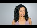 Styling Routine using a Denman Brush on Natural Curly Hair