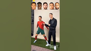 Ronaldo vs Vini Jr vs Messi vs Mbappe vs Neymar - Meeting Wax Figure