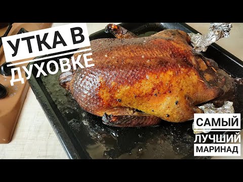 Видео: Утка в духовке / Самая вкусная утка с яблоками / Утка запечённая в маринаде / Маринад для утки