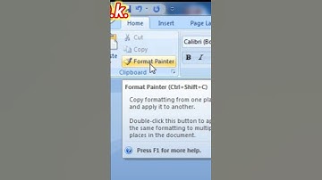 how to use the home tab & clipboard tools#05