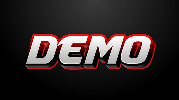 How To Make Modern 3D Text On Android!