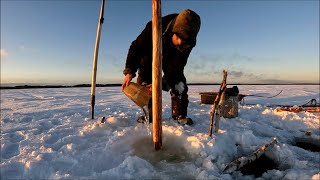 Домик на льду Начало строительства Рыбалка