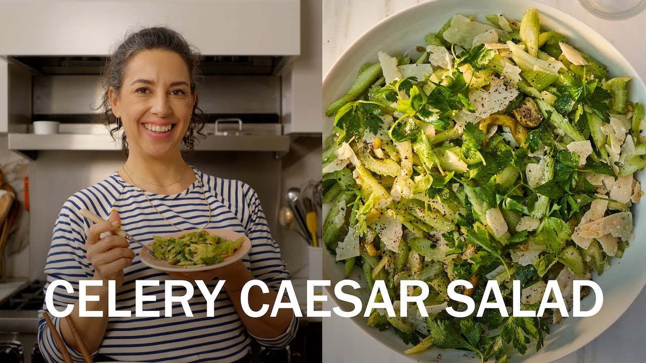 Celery Caesar Salad | That Sounds So Good - YouTube