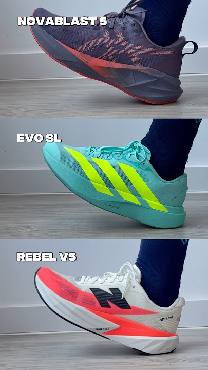 New Balance FuelCell Rebel v5 vs Adidas Adizero Evo SL vs ASICS Novablast 5