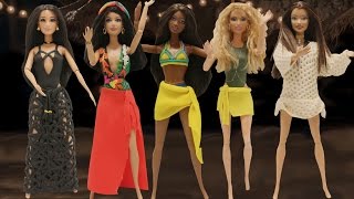 Play Doh Barbie Dolls  Fifth Harmony  All in My Head  Inspired Costumes