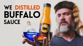 what does distilled BUFFALO SAUCE taste like??? | Will It Distill?