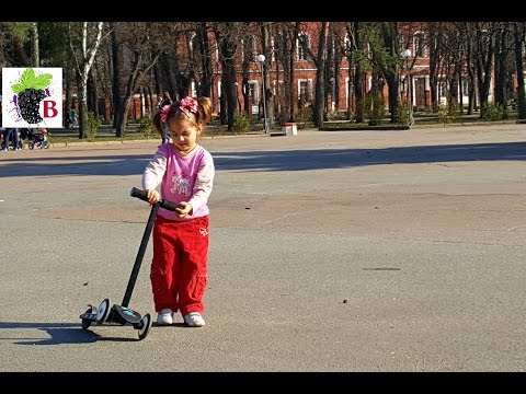Как ездить на самокате Быстрый самокат Яжевички - YouTube